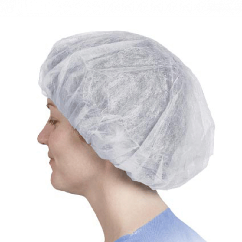 Aurelia - 28" White Bouffant Cap, 1000/Cs - BC2810