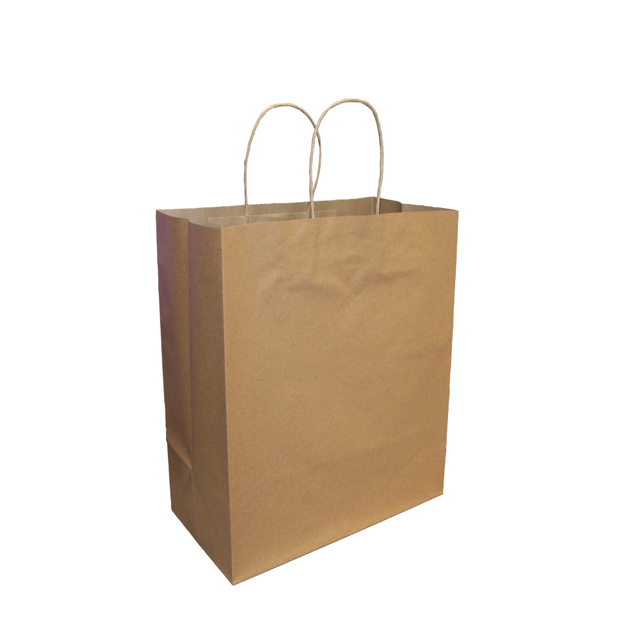 Viro - 8.25″ x 4.75″ x 10.5″ Paper Shopping Bags with Twisted Handles, 250/Case - 0190010
