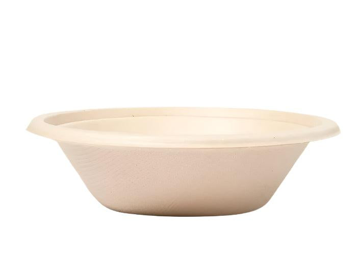 RiteEarth - 30 Oz. Round Sugarcane Bowl, 500/cs - REBC8030P500