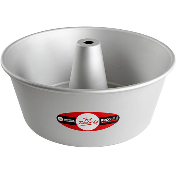 Fat Daddio's - ProSeries 10" x 4.25" Anodized Aluminum Angel Food Cake Pan - PAF-10425