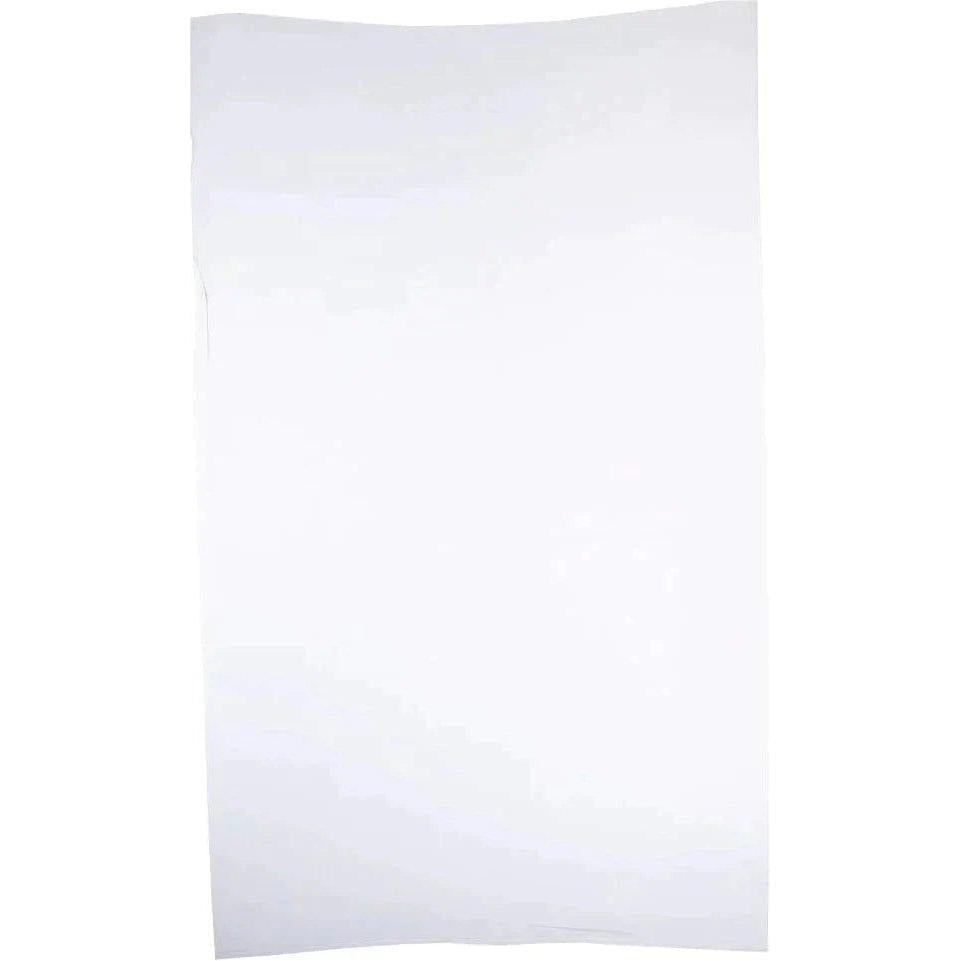 Petro Plastics - 8 lb, 7 x 3 x 16" White Poly Bags, 500/bx - 0306506