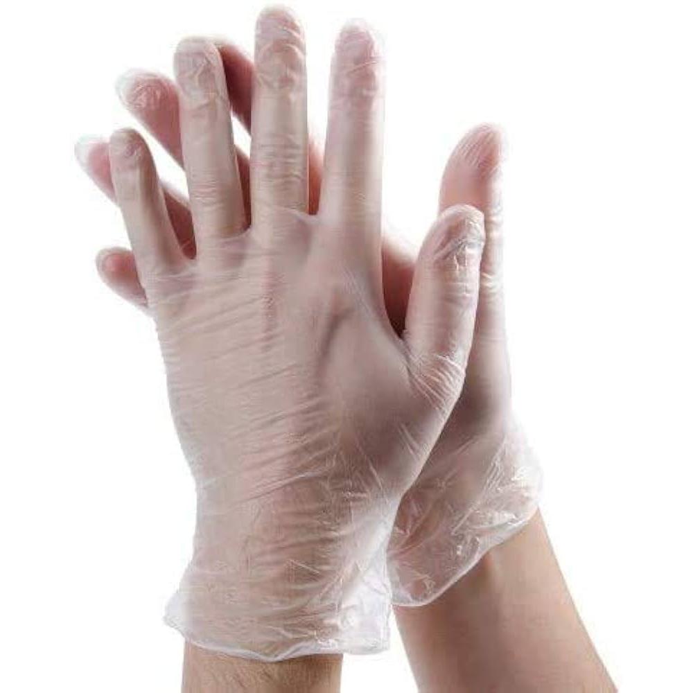 RiteTouch - Medium PF Vinyl Disposable Gloves, 100/bx, 10bx/cs - H085B