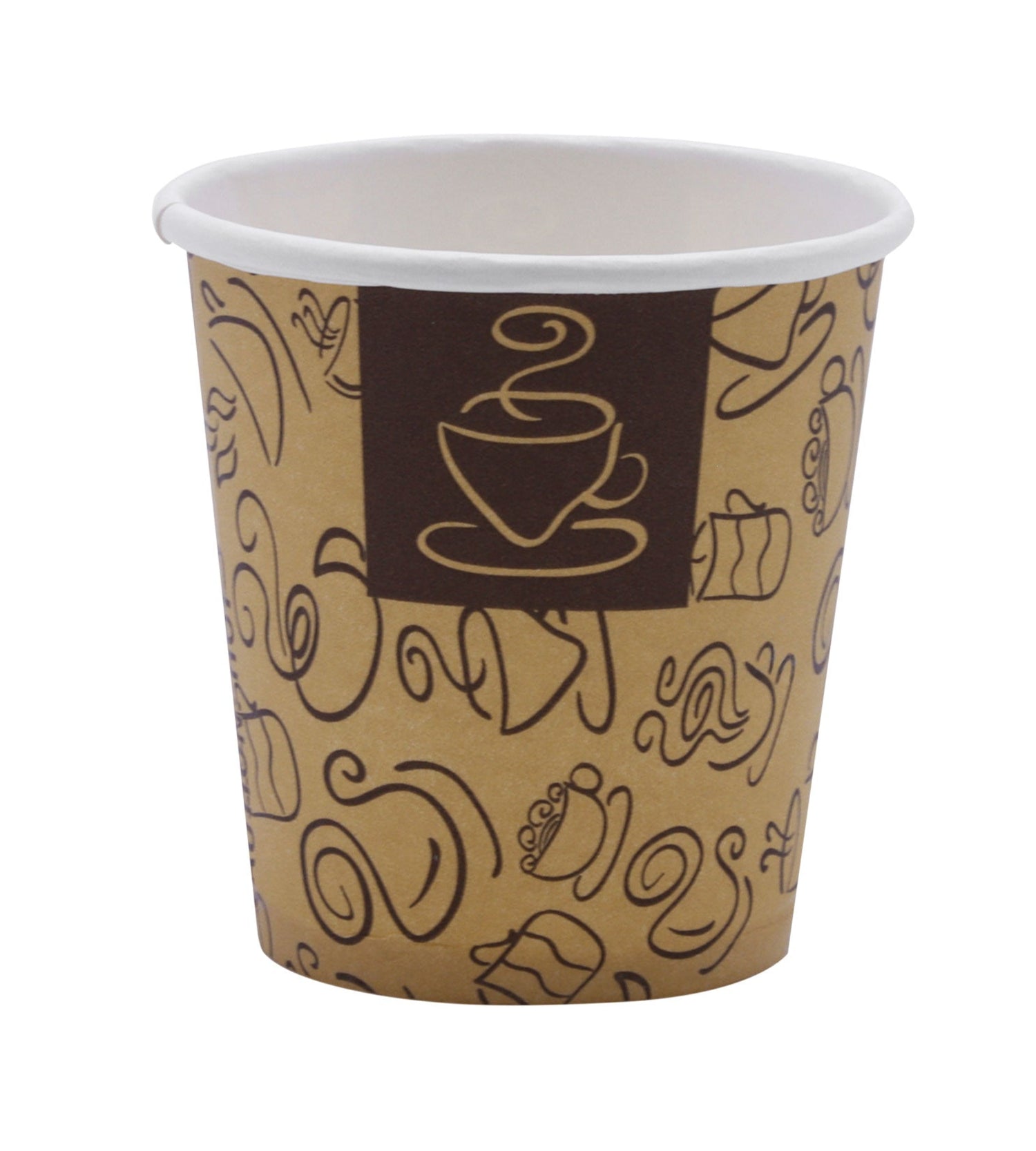 RiteWare - 4 Oz Cafe Design Hot Cup, 1000/Cs - HC04CF