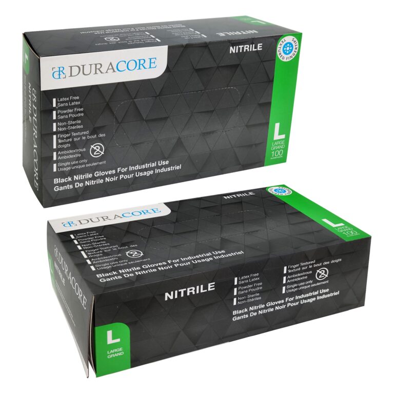 Duracore, Nitrile Industrial Gloves | 6 mil Black