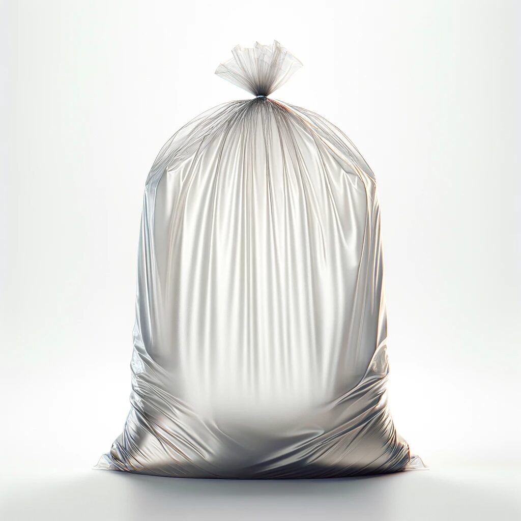35x50 Strong Clear Garbage Bags , 200/cs