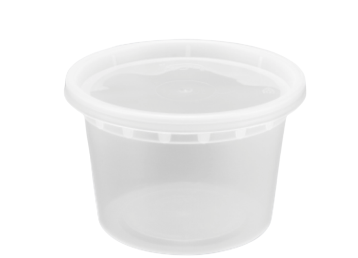 RitePak - 24 Oz Heavy Duty Deli Container Combo, 240/Cs - DI24C