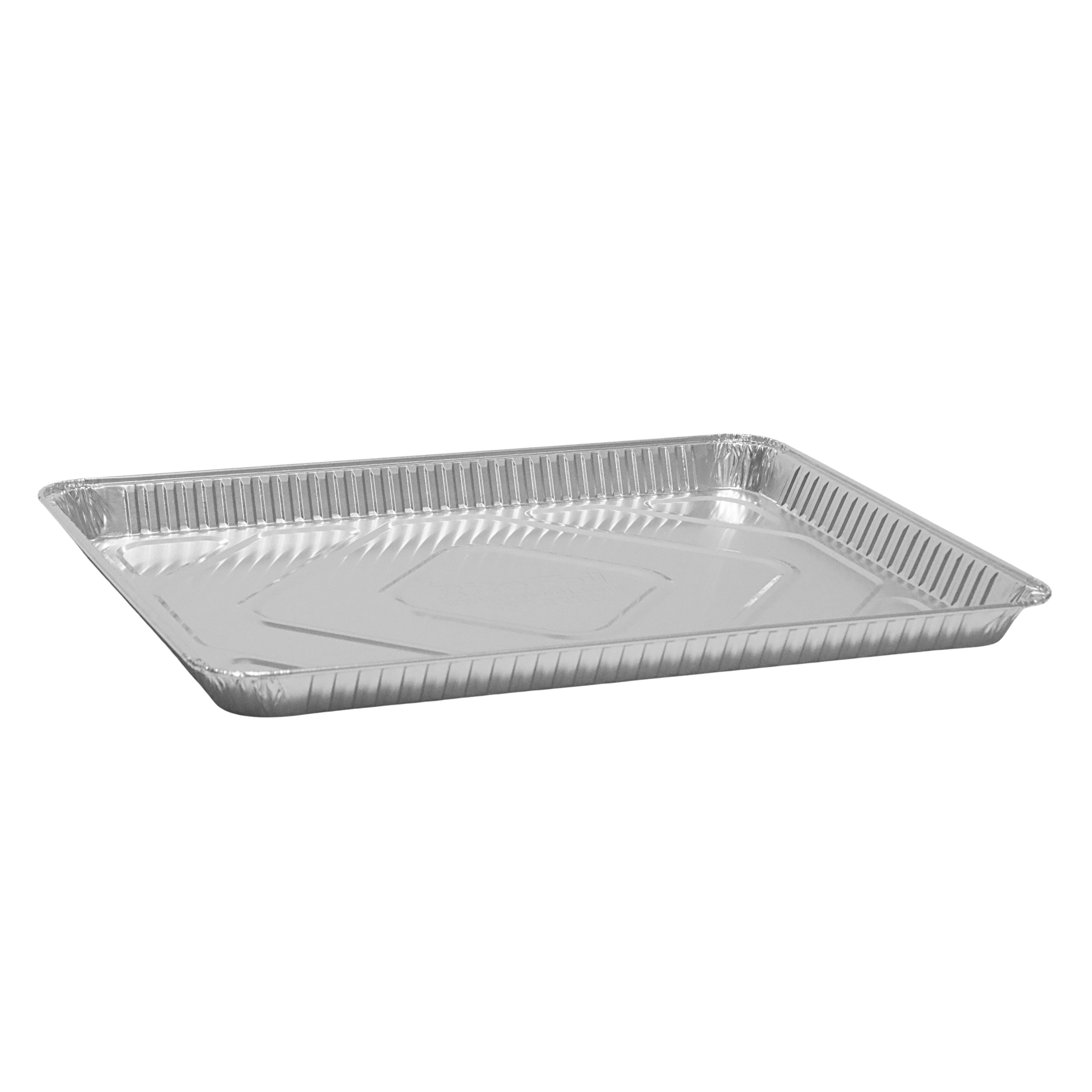 RiteFoil - 17.15” x 12.5” x 1.14” 1/2 Sheet Foil Cake Pan 55G, 100/Cs - FP2255