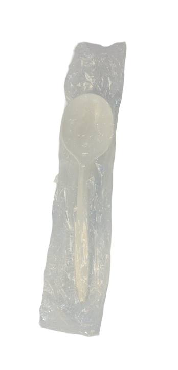RiteWare - White Soup Spoon WRAPPED, 1000/Cs - C2104W