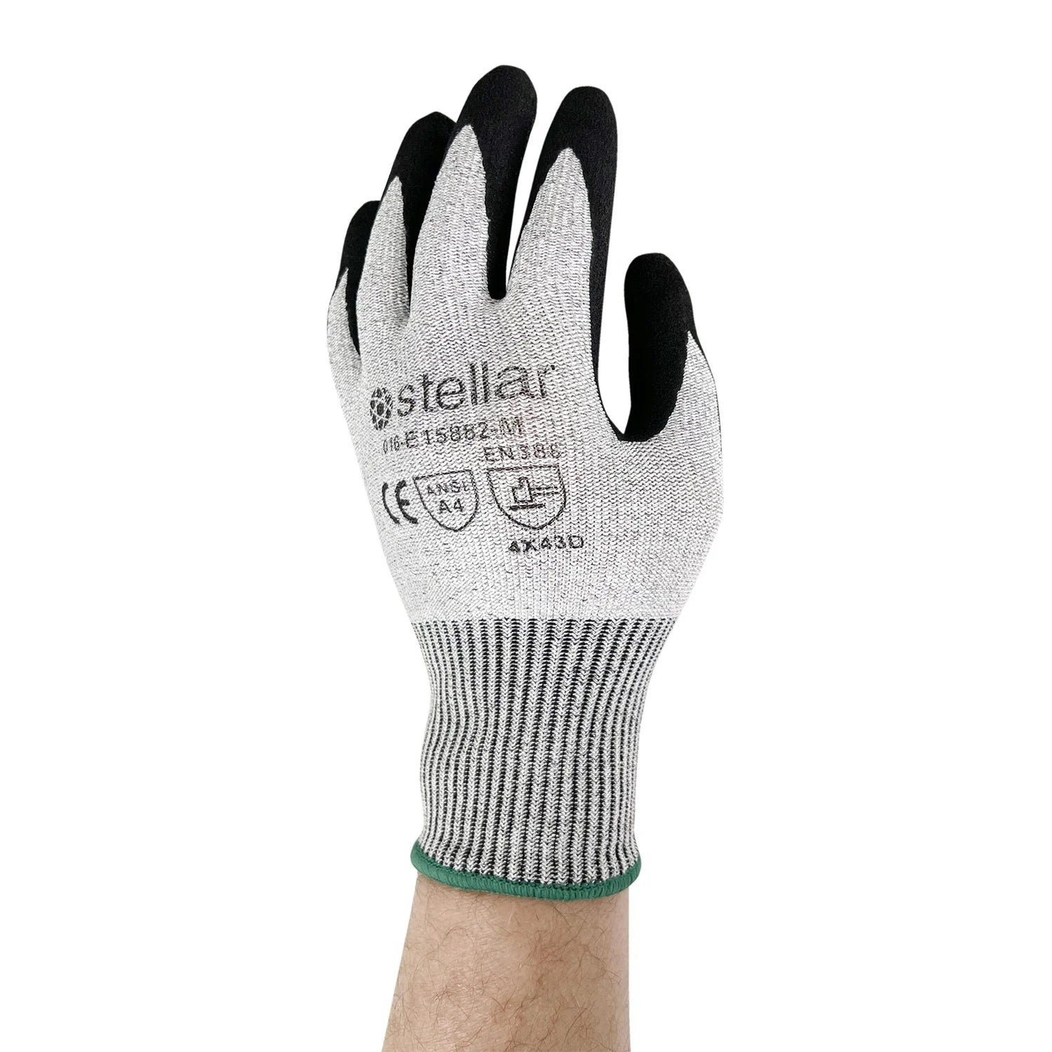 Premium Grey Nitrile Coated Gloves Cut Protection Level 4
