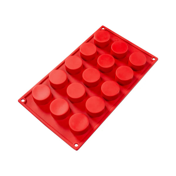 Fat Daddio's - 1 Oz Petits Four Red Silicone Bakeware - SMF-027