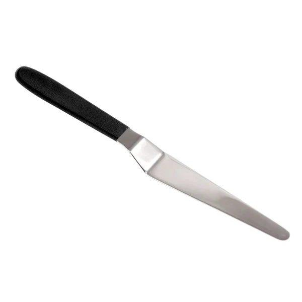 Fat Daddio's - 5" Stainless Steel Tapered Spatula with Plastic Handle - SPAT-TPROS
