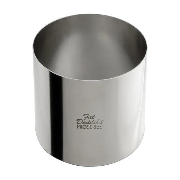 Fat Daddio's - 4" Stainless Steel Cake & Pastry Rings - SSRD-4030