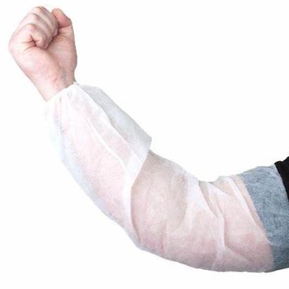 Disposable Polypropylene Arm Sleeves 18", 200/Cs