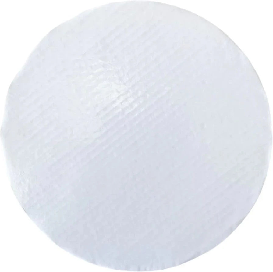 Enjay Converters - 12" x 0.25" Round White Cake Board, 24/cs - 1/4-12RW24