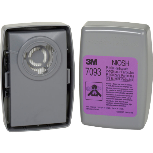 3M™ 7093 Particulate Filter, P100, 6 Pairs/Box