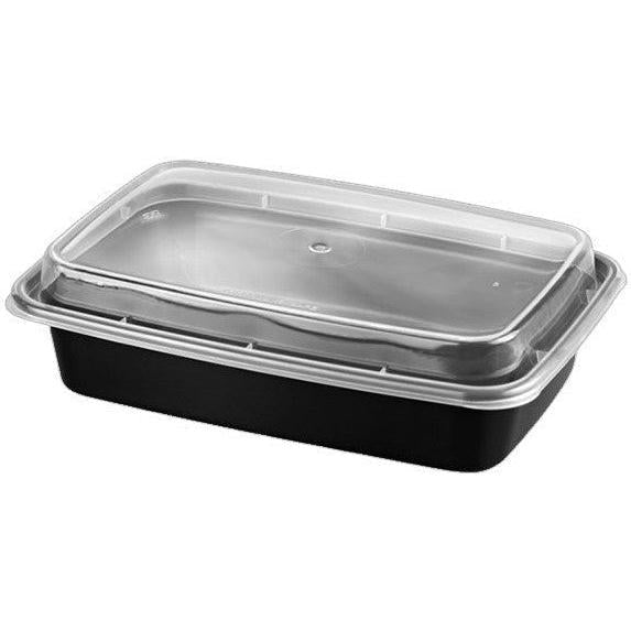 RitePak - 7" X 5" X 1.5" Clear Rectangle Microwavable Container Combo, 150/cs - MR7516C
