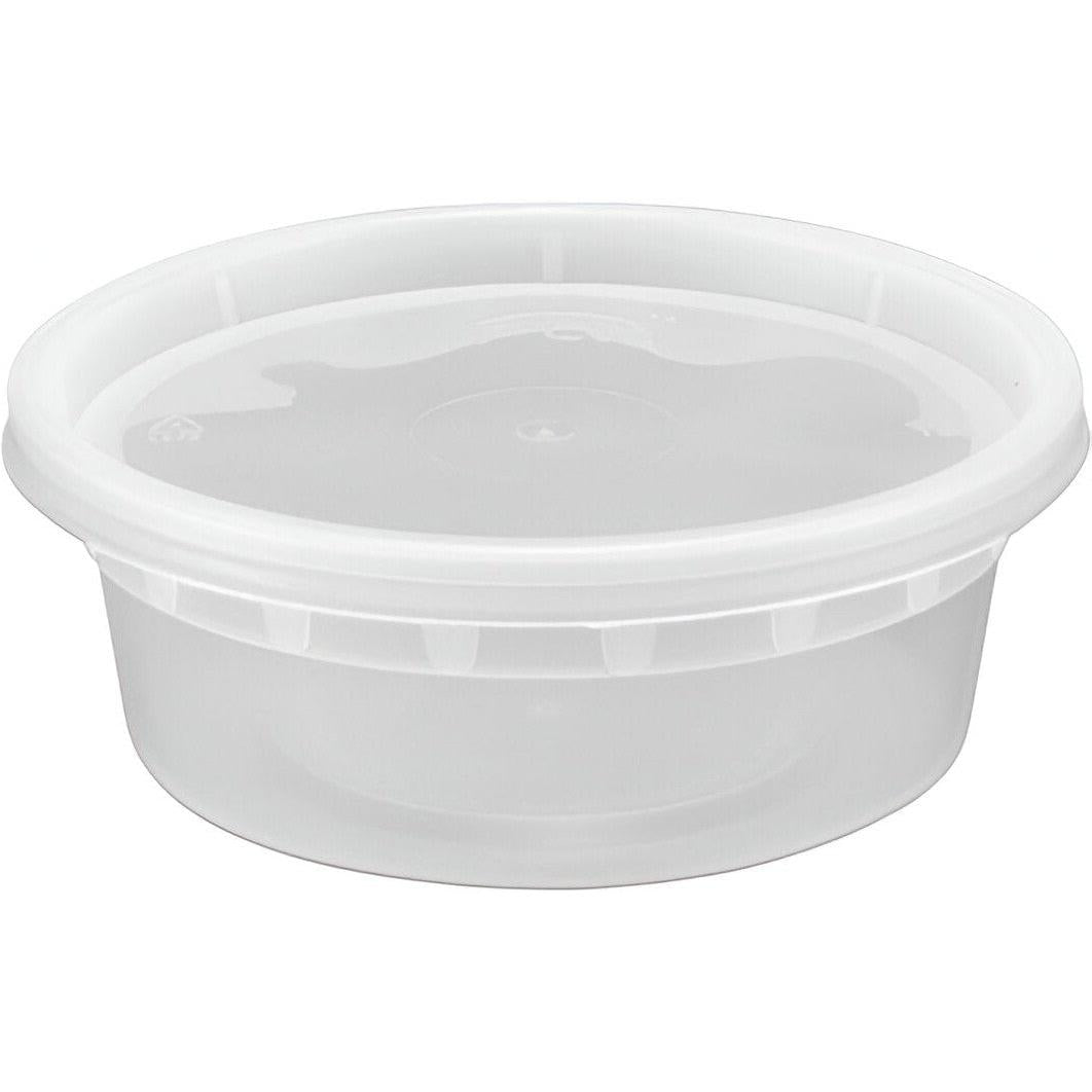 RitePak - 8 Oz Heavy Duty Deli Container Combo, 240/cs - S8