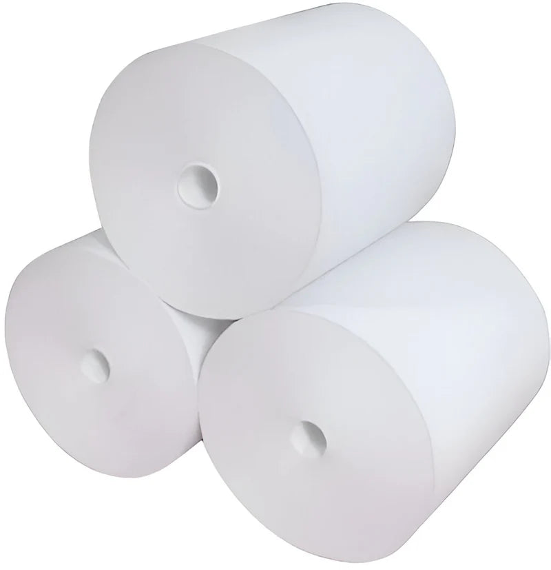 Max Prime - 2.25" x 50' White Thermal Register Rolls, 50 Roll/Cs - RR722550