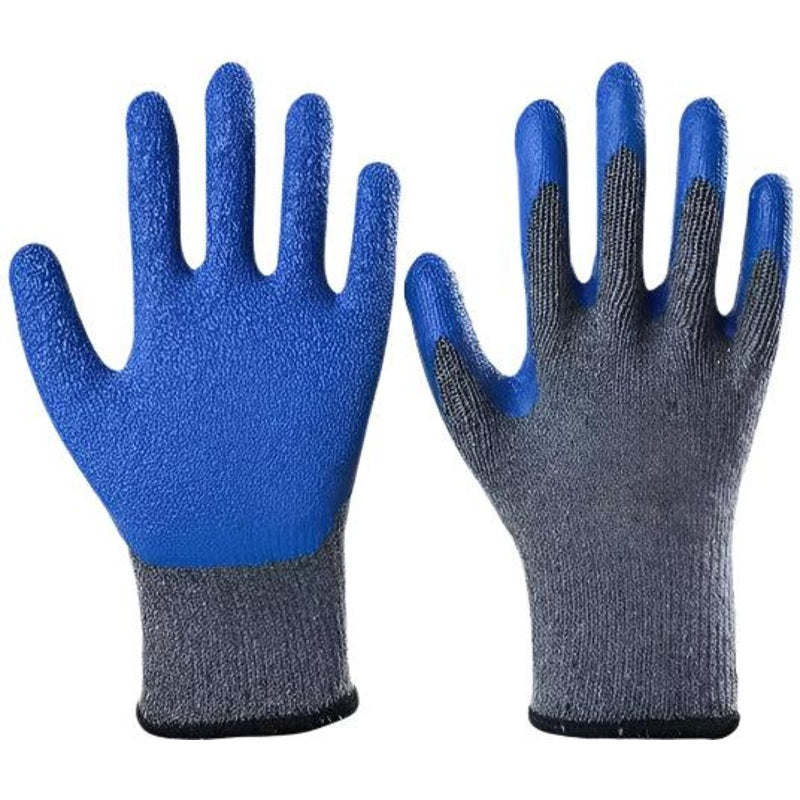 Ralston CanSafe – Medium PU Coated Palm Cut Gray Resistant Gloves with Blue Hem – Level 3, 1 Pair – TSZGS13MDCYPU