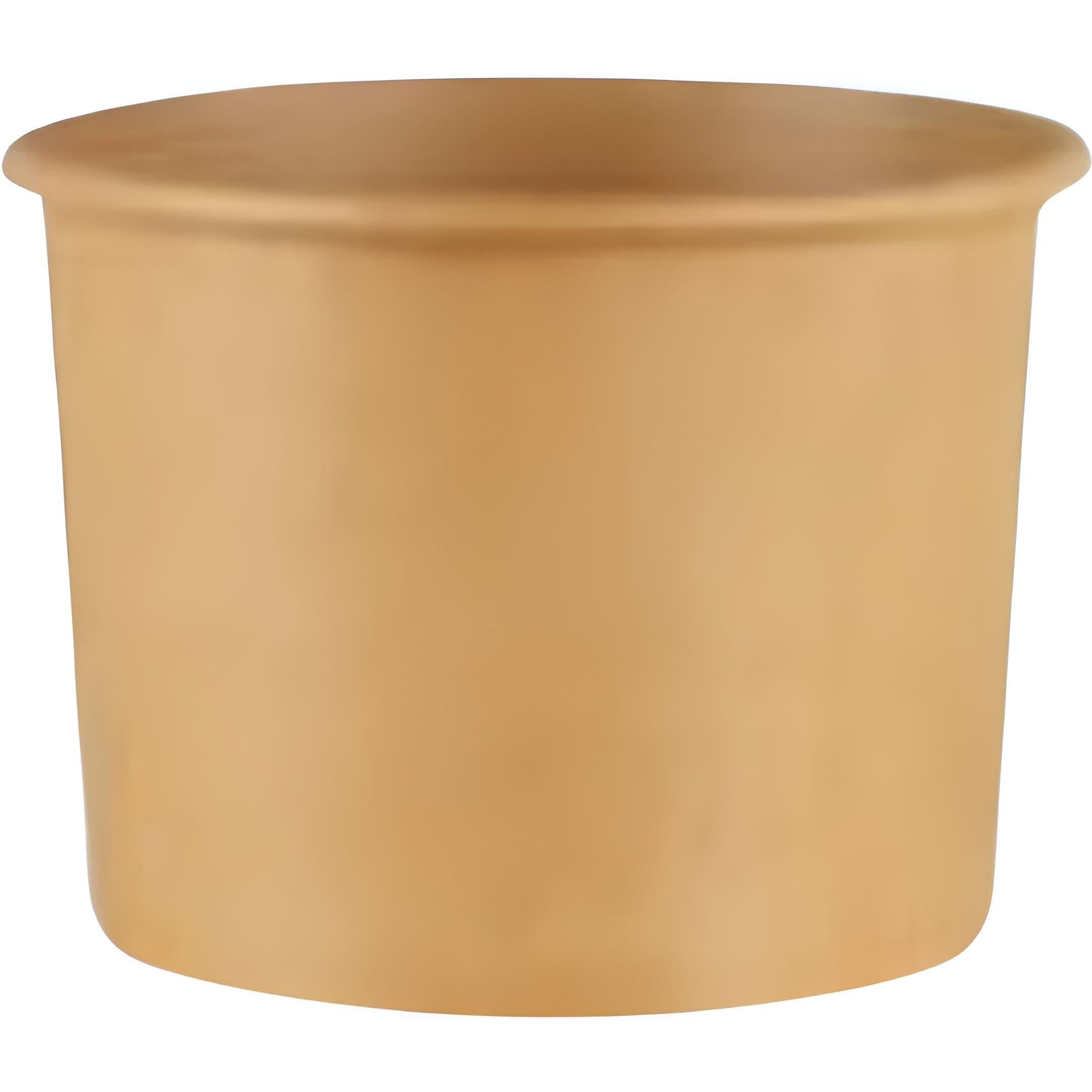 RiteEarth - 4 Oz Paper Food Container Kraft, 1000/Cs - FC404K