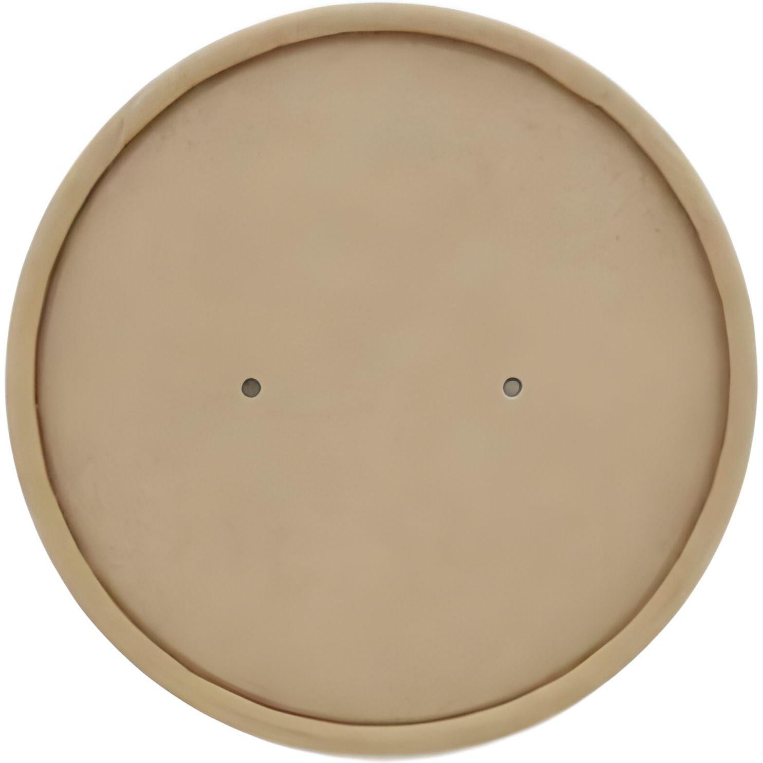 RiteWare - Brown Dome Lid fits 8 Oz Squat, 10 Oz-20 Oz Paper Hot Cups, 1000/Cs - HDL10B