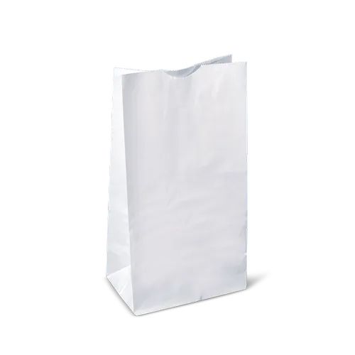 RiteEarth - 14 lb Paper Bag White, 500 Bags/Case - PB140W