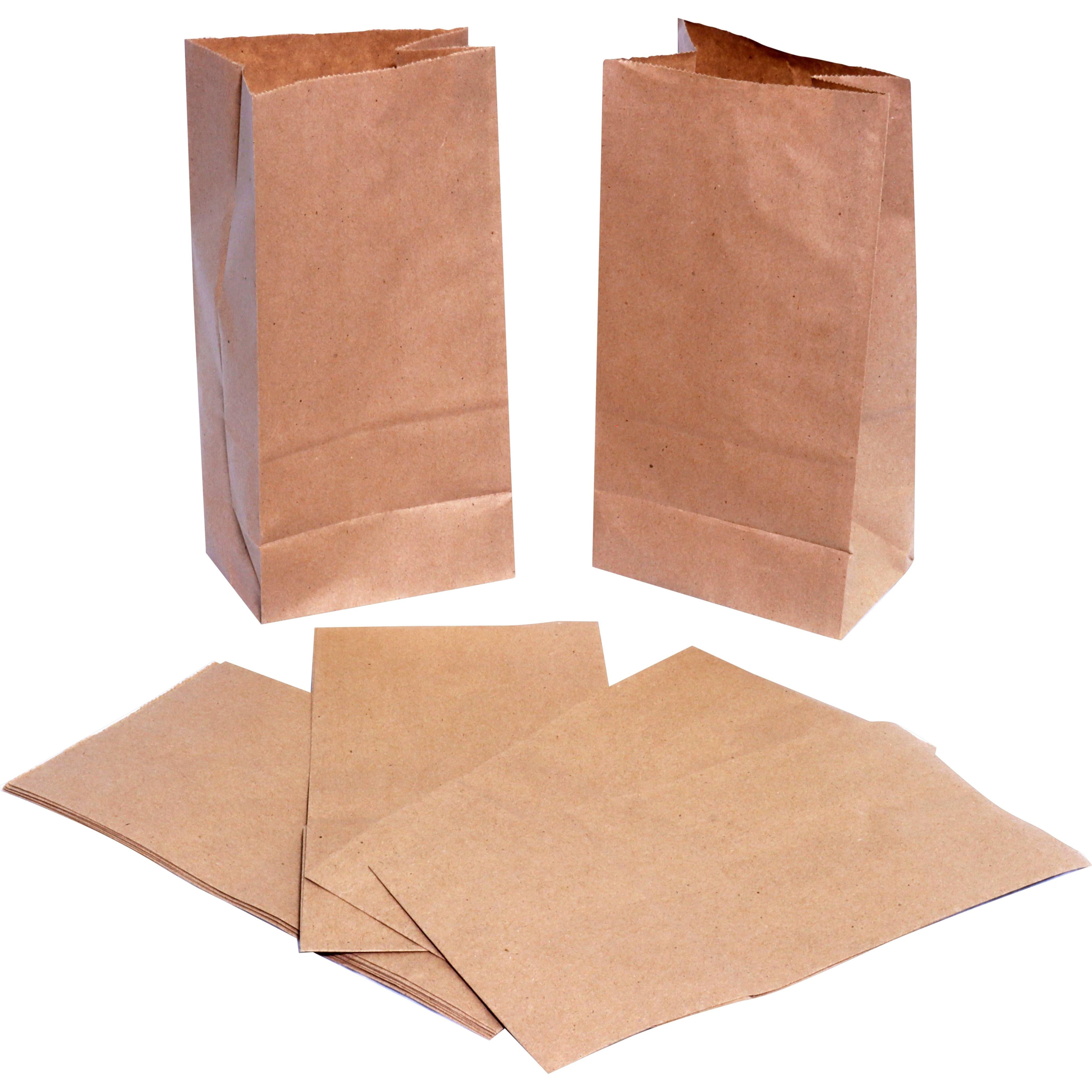 RiteEarth - 4 lb Paper Bag Kraft, 500/Bn - PB040K