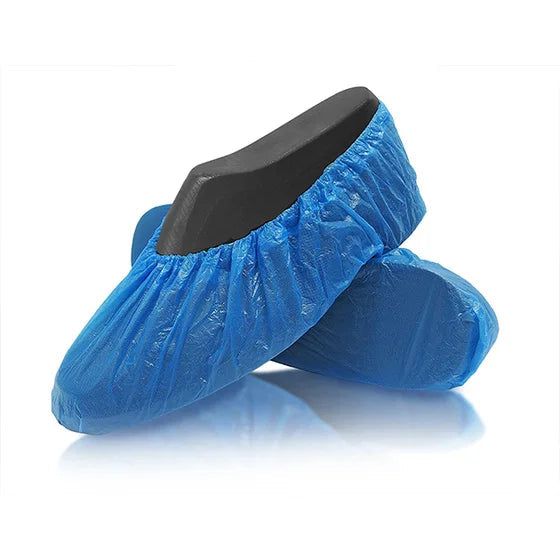 RONCO - 41 cm x 15 cm Large Blue Cast Polyethylene Shoe Covers, 1000/case - 1995L