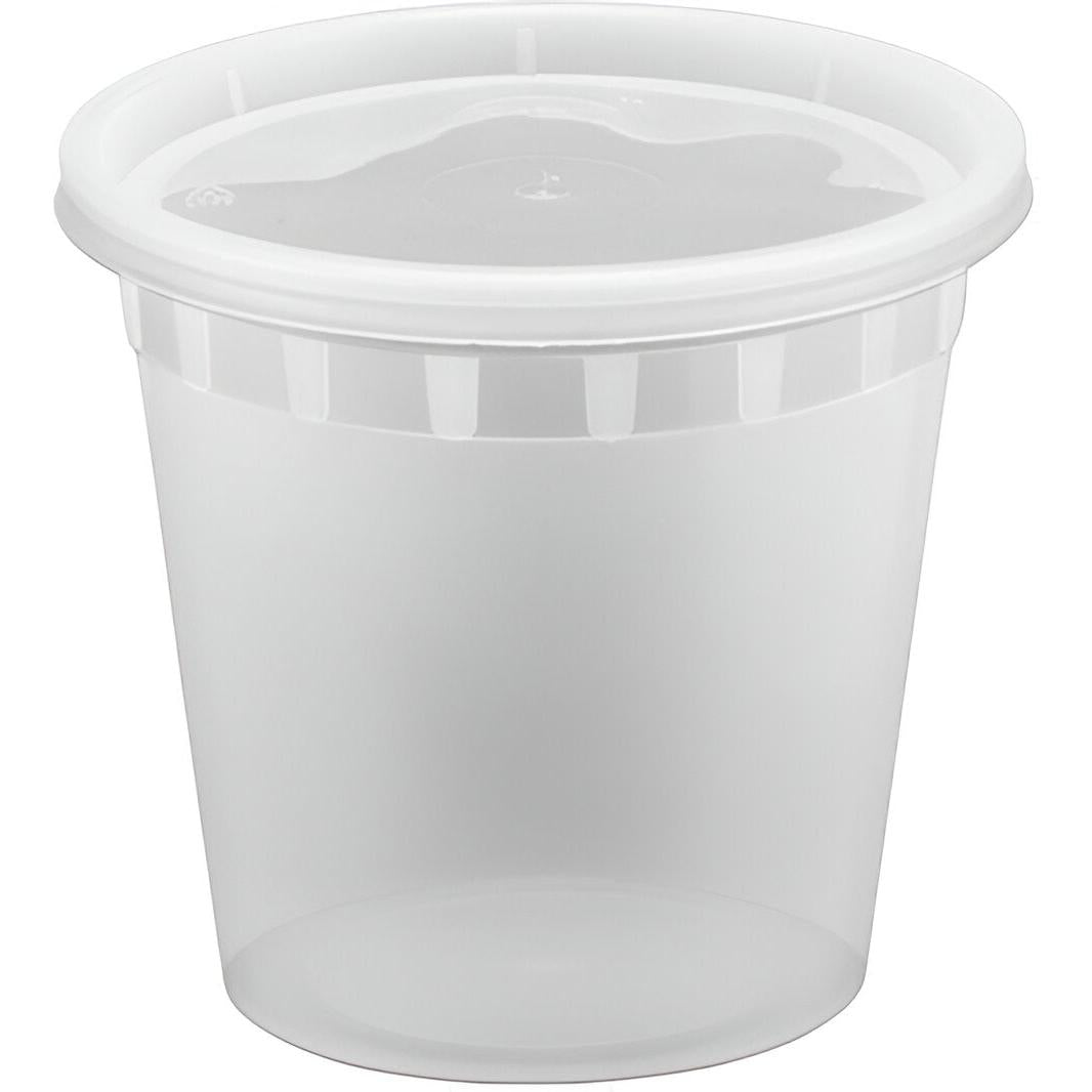 RitePak - 24 Oz Heavy Duty Deli Container Combo, 240/cs - DI24C