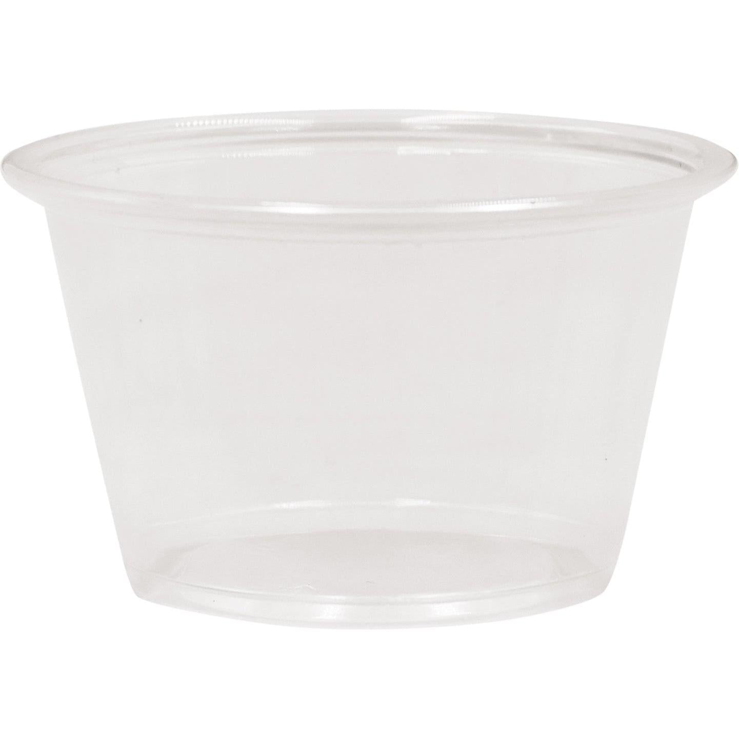 RitePak - 4 Oz Clear Plastic Portion Cups, 2500/Cs - PC400