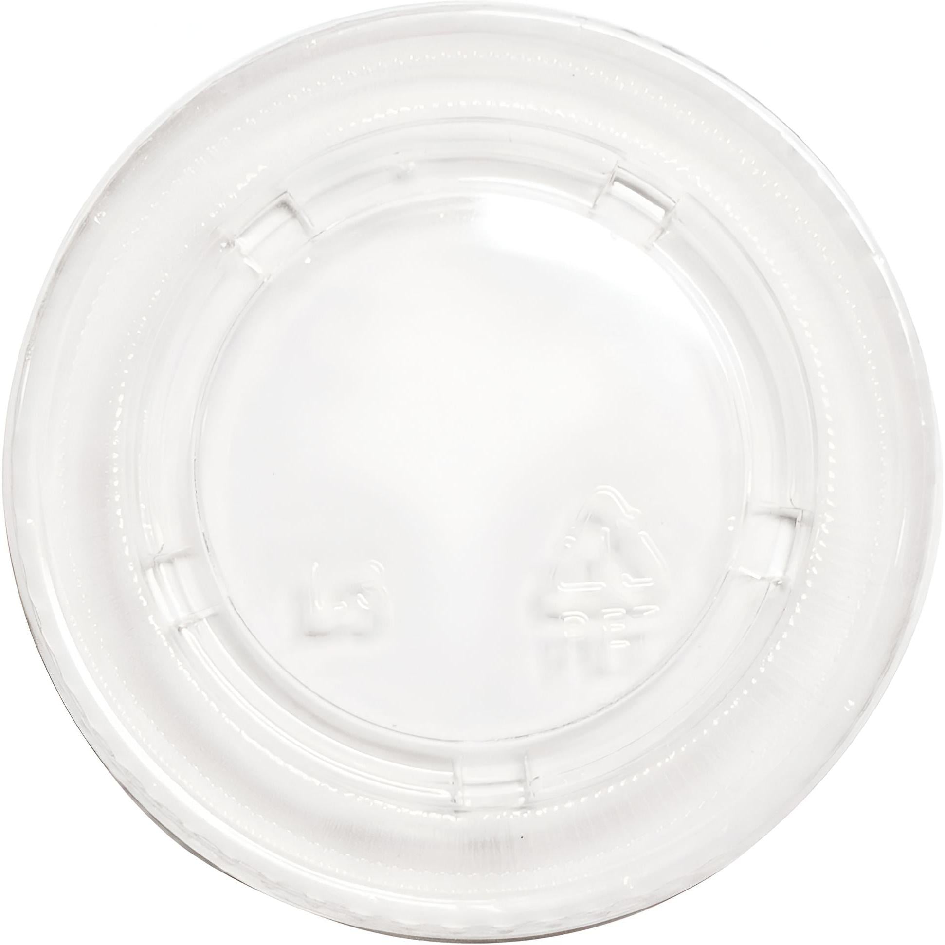 RitePak - 4 Oz Clear Plastic Portion Cup Lid, 2500/Cs - PL400