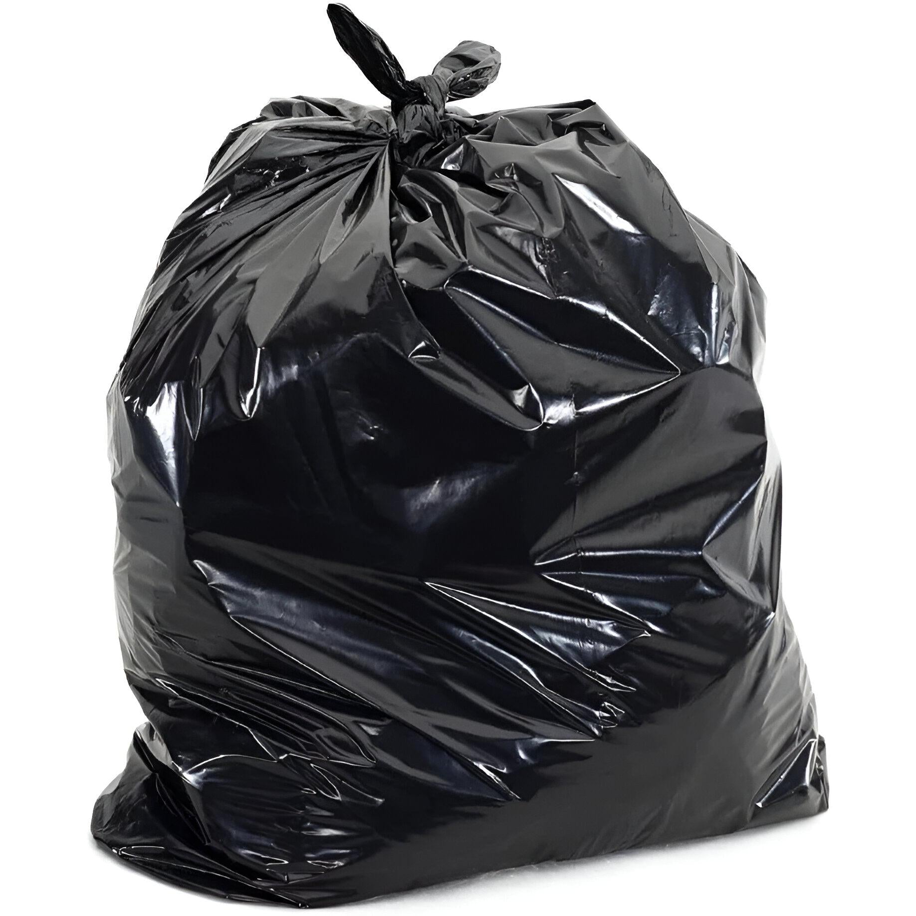 RiteSource - 38" x 58" Low Duty X-Strong Black Liner, 100/Case, 64 Cases/Skid - LD3858SB