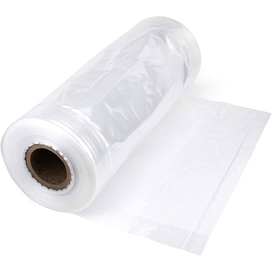 RiteSource - 25" x 15" x 30", 1 mil Clear Poly Bag/Liner, 500 bg/roll - P251530CL100FEQV