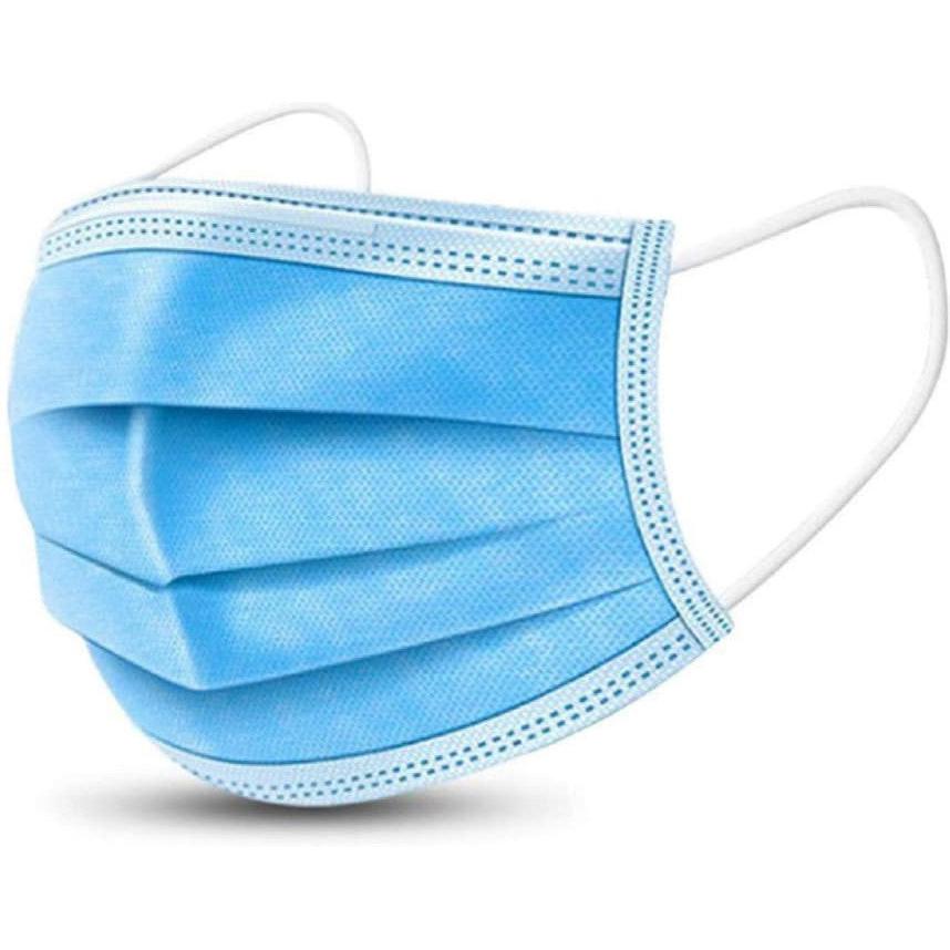 RiteTouch - 3 Ply Blue Disposable Ear Loop Face Mask, 50/bx - RTDSFM