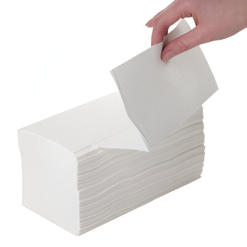 RiteTissue - 6.3" x 4.1" 2 Ply White Interfold Napkin, 6000/Cs - NF200