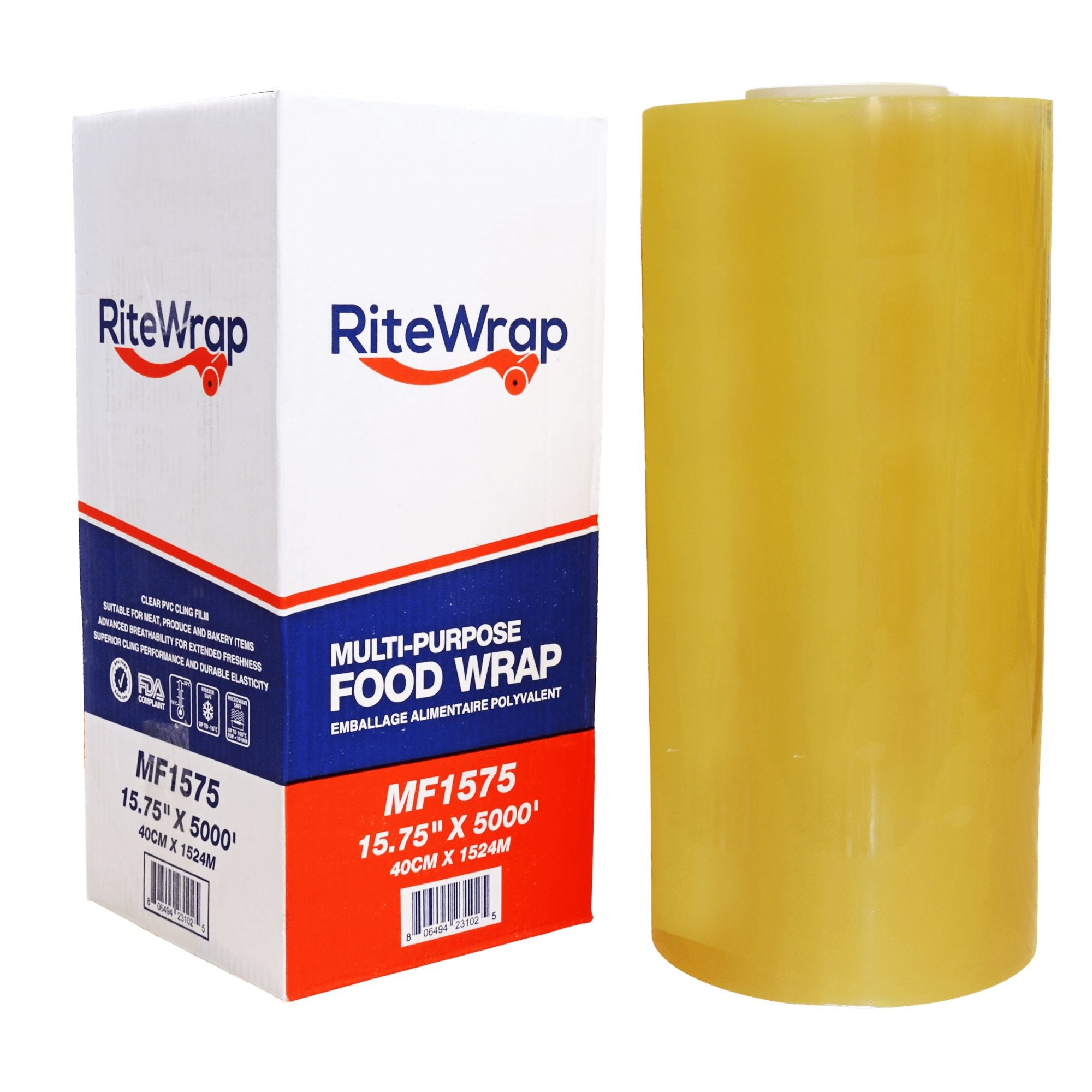 RiteWrap - 15.75" x 5000' Multi-Purpose Food Film, 22.53 lb, 1 Rl/Cs - MF15750