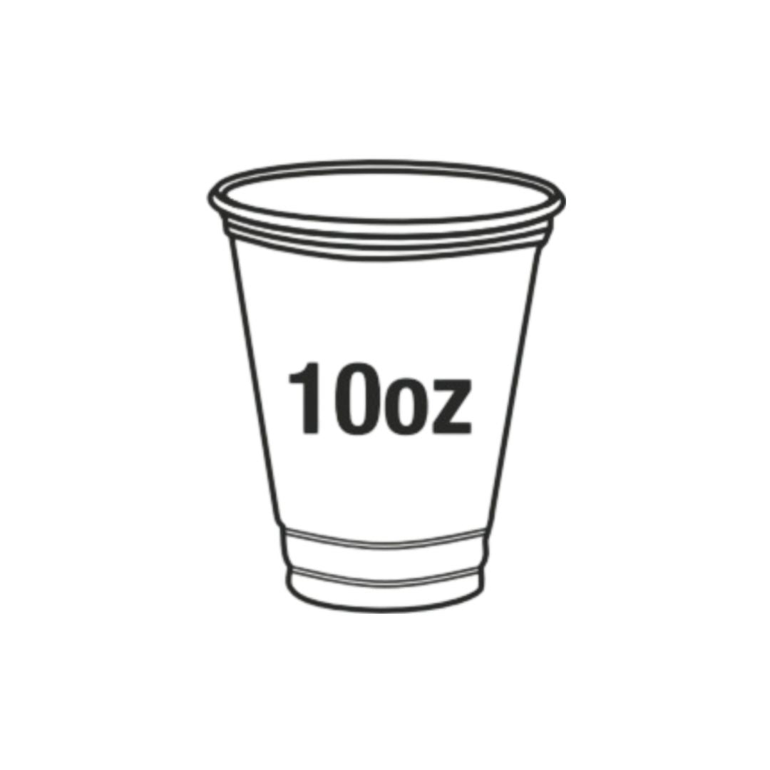 10oz Clear PET Cups - PEC0710