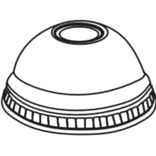 Dome Lid 700 Series PET Cup - PLD07
