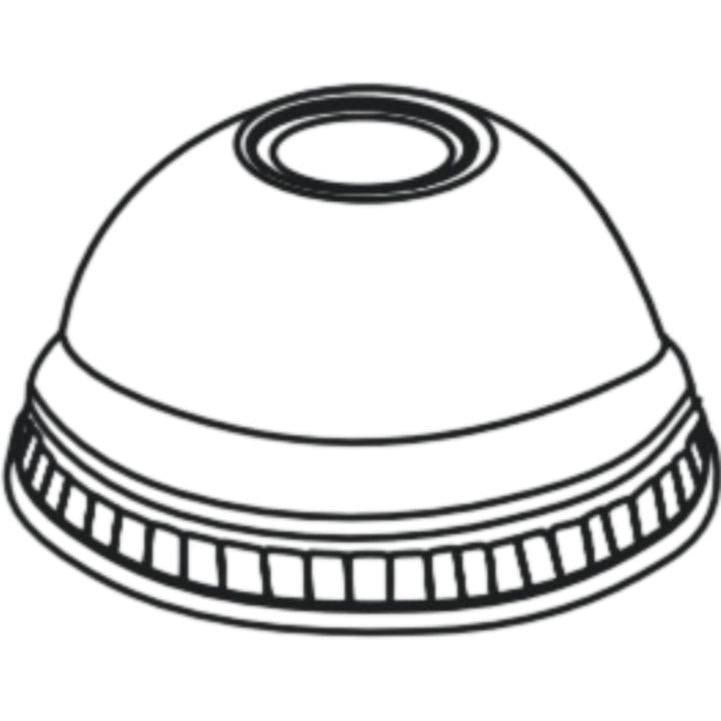 RiteWare - Dome Lids For 32 Series PET Cup, Pack of 500 - PLD32