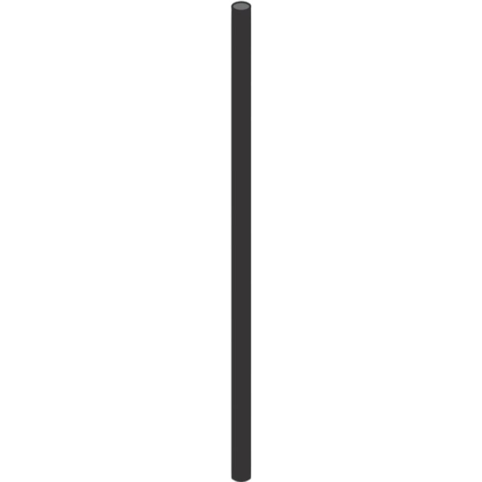 RiteWare - 6" Black Sip & Mix Straws, Pack of 10000 - RWSP0609