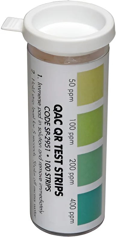 Spartan - 50-400 ppm Quat Disinfectant Test Strips - 983800