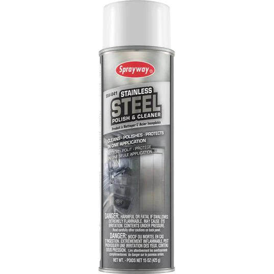 Sprayway - 15 Oz Stainless Steel Polish & Cleanser - SYS841