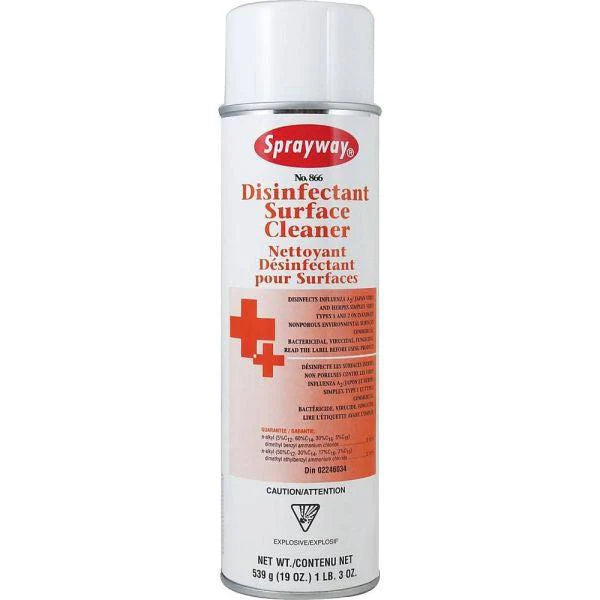 Sprayway - 18 Oz Disinfectant Surface Cleaner - 866DIN