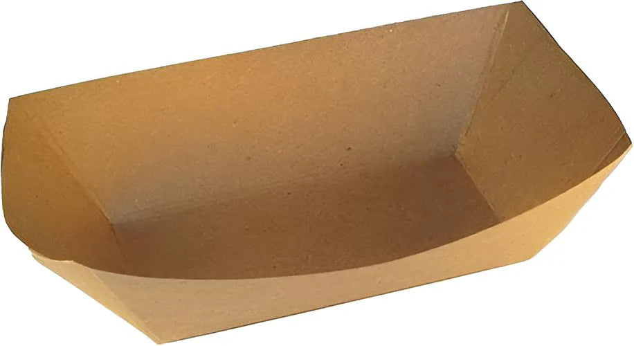 Specialty Quality Packaging - #300, 3 lb Rectangle Kraft Food Tray, 500/cs - 7153