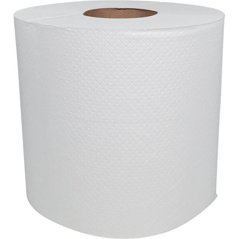Everest Pro - 8.25" x 500' 2 Ply Center Pull White Paper Hand Towel Roll, 6Rl/Cs - CP600