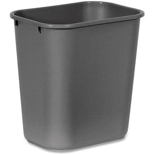 Tisa - 13 Qt Grey Small Soft Wastebasket - TS2955GY