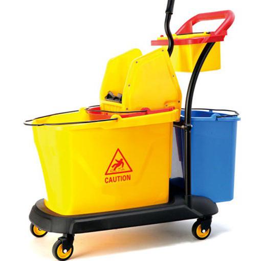 Tisa - Yellow Splashproof Downpress Combo Trolley - TS7570YE