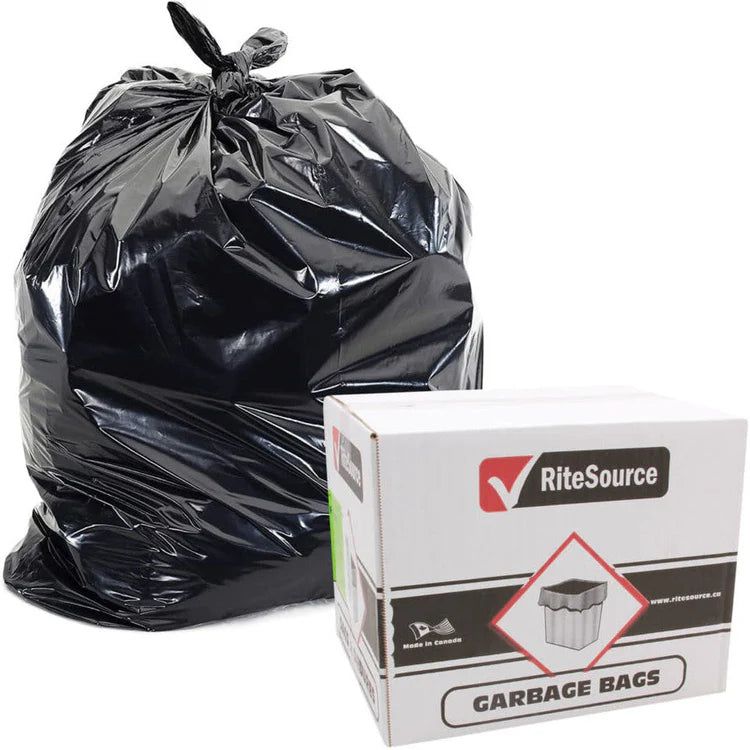 RiteSource - 30" x 38" X-Strong - Black Trash Bags, 100/CS 85cs/sk, #RC-3 - RC-3