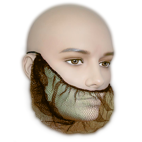 Ronco Eazy Breezy Honeycomb Mesh Beard Covers, Brown – 1000/Case