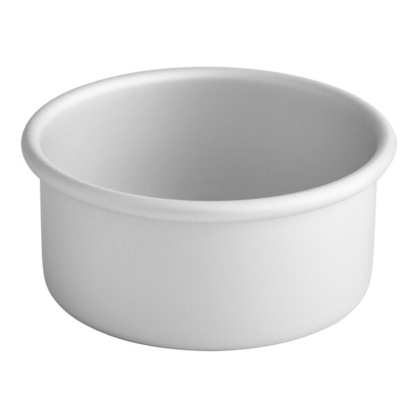 Fat Daddio's - ProSeries 6" x 3" Round Anodized Aluminum Straight Sided Cake Pan - PRD-63